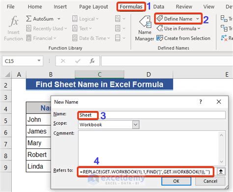 How To Find Excel Sheet Name Using Formula 3 Examples ExcelDemy