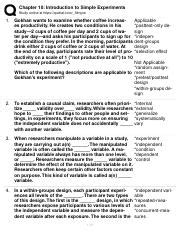 Unknown Pdf Chapter 10 Introduction To Simple Experiments Study