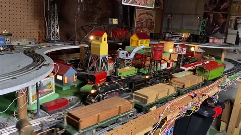 Tinplate Toy Trains On My Layout Youtube