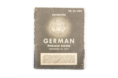 German Phrase Book TM 30 606 Fjm44