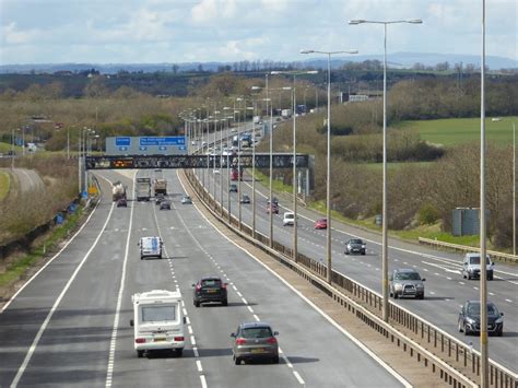 The M5 Motorway At Strensham © Philip Halling Cc By Sa20 Geograph