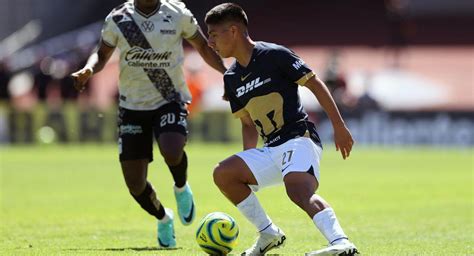 Piero Quispe vuelve a destacar con Pumas y se lució con pase que