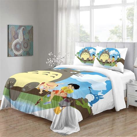 My Neighbor Totoro Bedding Set 3D Printed Kids Boys Girls Duvet Covers