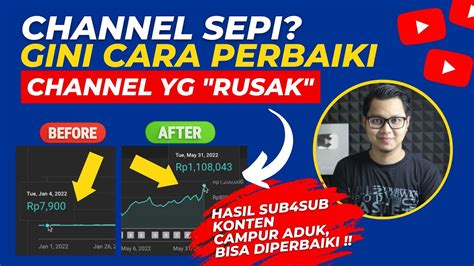 Channel Sepi Penonton Ini Cara Memperbaiki Channel Yang Udah Rusak