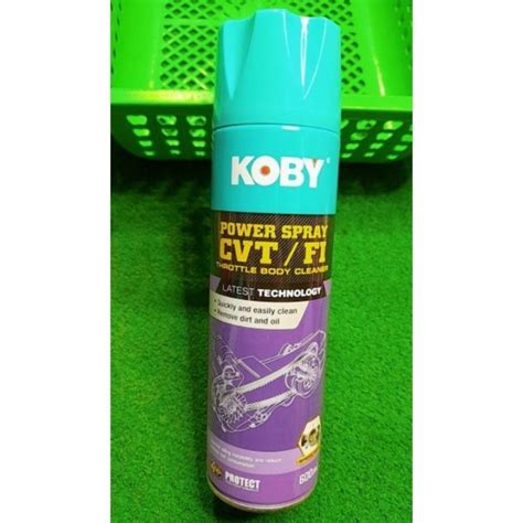 KOBY Power Spray CVT Fi Throttle Body Cleaner 600 Ml Lazada PH