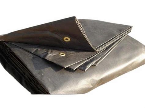 Polyethylene HDPE PE Laminated Black LDPE Tarpaulin Thickness 4 Mm