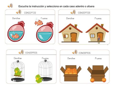 Ficha Online De Conceptos Dentro Fuera Para Prejardin Puedes Hacer