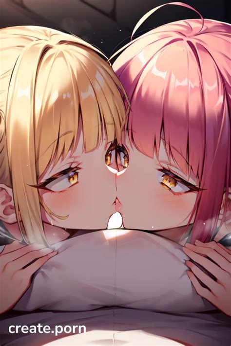 Toga Himiko My Hero Academia Girls Kissing AI Porn