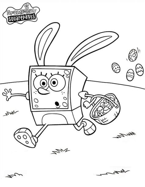 Bob Esponja Débil para colorear imprimir e dibujar ColoringOnly