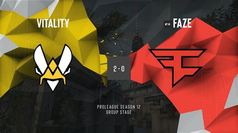 Cs Go Esl Pro League Season Europa Vitality Supero A Faze