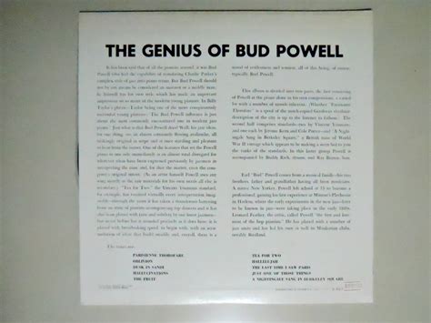 Yahoo The Genius Of Bud Powell