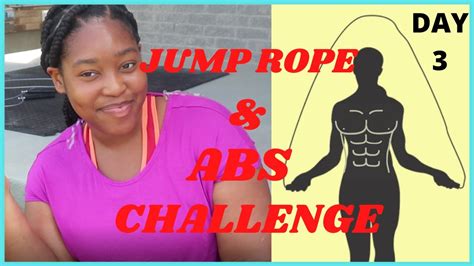 Jump Rope And Abs Challenge Day 3│ Jump Rope Weight Loss Workout │ Skip