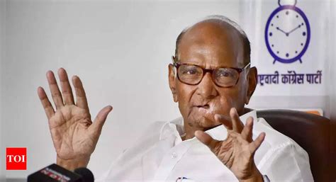 Sharad Pawar Wont Run For Presidential Polls Asserts Ncp Chief