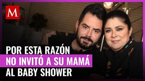 José Eduardo revela por qué no invitó a Victoria Ruffo a su baby