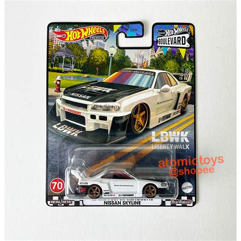Hot Wheels LBWK Nissan Skyline LB R34 R34 Super Silhouette Boulevard 2023 Shopee Malaysia