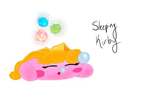 Sleeping Kirby By Angelofdarkness4 On Deviantart