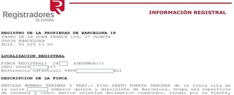 Cómo solicitar la Nota Simple de una finca al Registro de la Propiedad