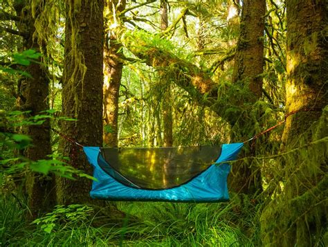 Haven Tent Hammock Offers Flat Platform for Sound Sleep While Camping