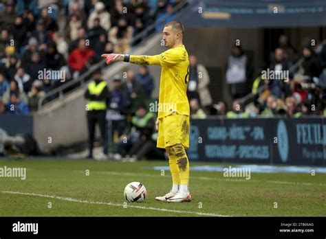 Le Havre France December 3 2023 PSG Goalkeeper Arnau Tenas During The