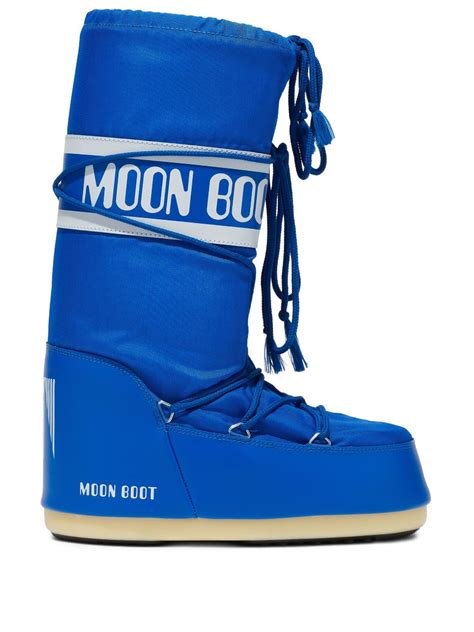 Moon Boot Bota Para Neve Icon Azul FARFETCH BR