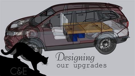 Planning Our Honda Pilot Suv Camper Build 3d Modelling In Sketchup