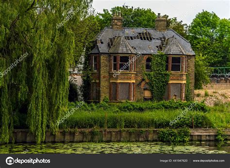 View Old Bridge Riverside Godmanchester Derelict Building Banks River ...