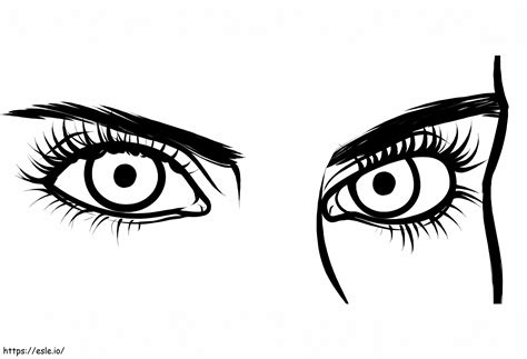 coloring pages of eyes 3