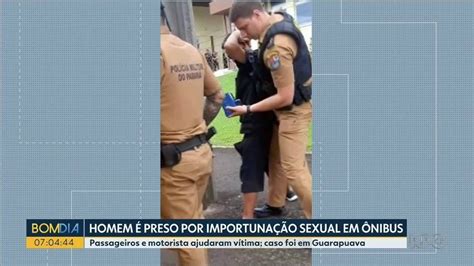 Homem é Preso Por Passar Mãos Em Partes íntimas De Mulher Em ônibus De