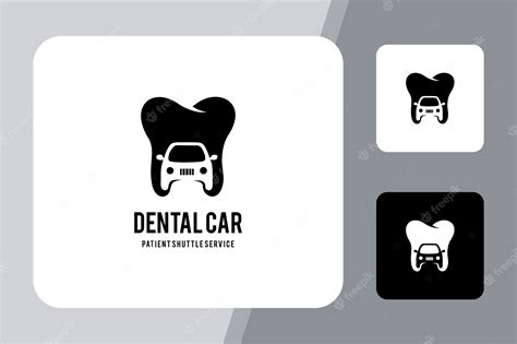 Premium Vector | Illustration of tooth marks with an abstract small car ...