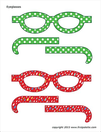 Eyeglasses Templates Free Printable Templates Coloring Pages