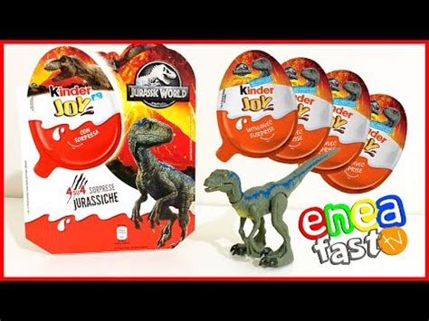 Unboxing Kinder Joy Jurassic World L Ovetto Kinder Dell Estate In