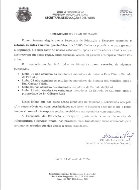 Notícias Prefeitura Municipal De Itaara