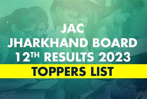 Jac Jharkhand Th Results Declared Kashish Parveen Tops Arts