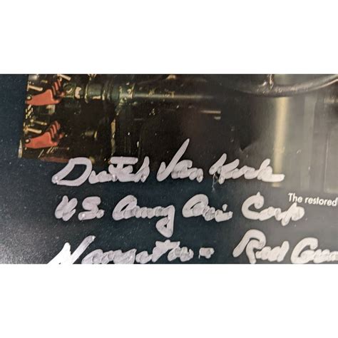 Vintage Enola Gay Dutch Van Kirk Signed Autographed WWII Boeing B G Poster COA Etsy