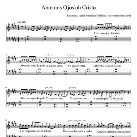 A Donde Ir Jehov Sin Ti Neway Partitura Cristiana Notas Acordes