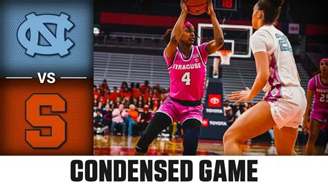 North Carolina Vs Syracuse Condensed Game Acc Womens