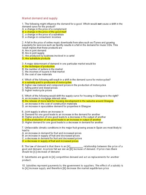 Economics Practice Multiple Choice Questions Chapter 2 Pdf