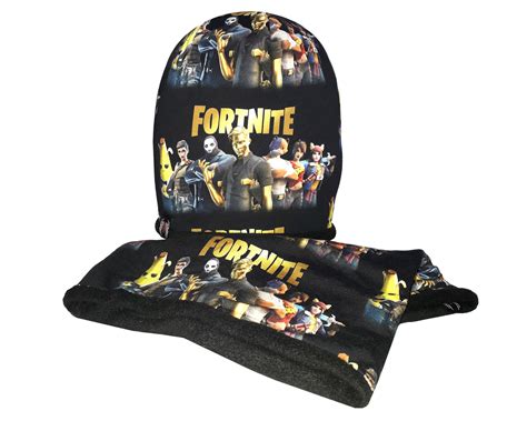 Čepice Dětská S Nákrčníkem Fortnite Tmavá Games Fanshop