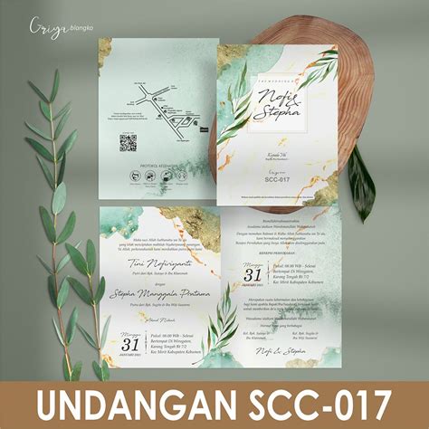 Jual SCC 011 020 BLANKO Undangan Pernikahan GRIYA BLANGKO Shopee