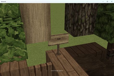 Minecraft Oak Wood Block Texture