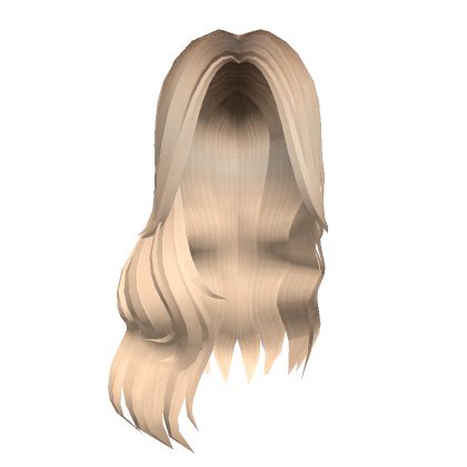 Rooted Warm Blonde Long Soft Middle Part Curls Roblox Item Rolimon S