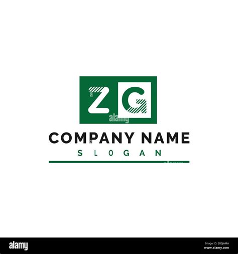 ZG Logo Design. ZG Letter Logo Vector Illustration - Vector Stock ...