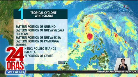 Metro Manila At Ilan Pang Lugar Nasa Tropical Cyclone Wind Signal No