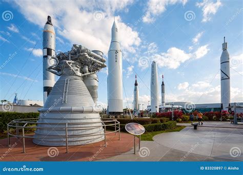 Rocket Garden at Kennedy Space Center Editorial Photography - Image of ...