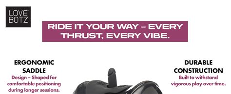 Amazon LOVEBOTZ The Bucking Saddle X Thrusting X Vibrating Saddle Sex Machine For