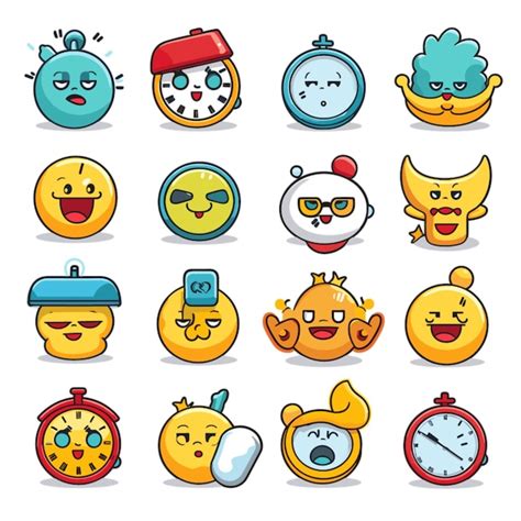 emoji time vectors illustrations    freepik