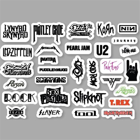 Band Stickers And Decals