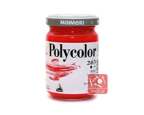 Акриловая краска Polycolor Maimeri 140мл. красный сандаловый 263