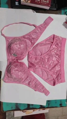 Hosiery Printed Pink Ladies Bra Panty Set At Rs 120set In New Delhi Id 2852149865655