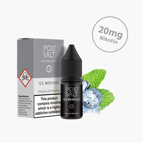 Pod Salt Ice Menthol Kühles Menthol Nikotinsalz Liquid 20mg